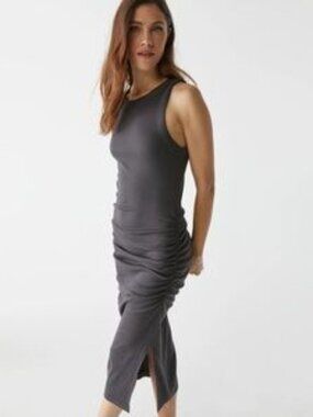 NWT Michael Stars Wren Midi Dress XS - Grey